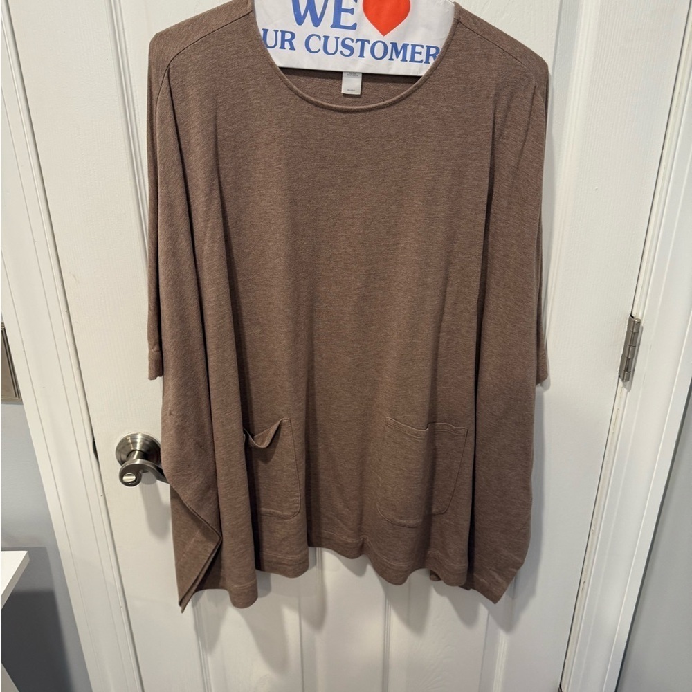 Pure Jill Oversized Tunic Top – 1X–2X